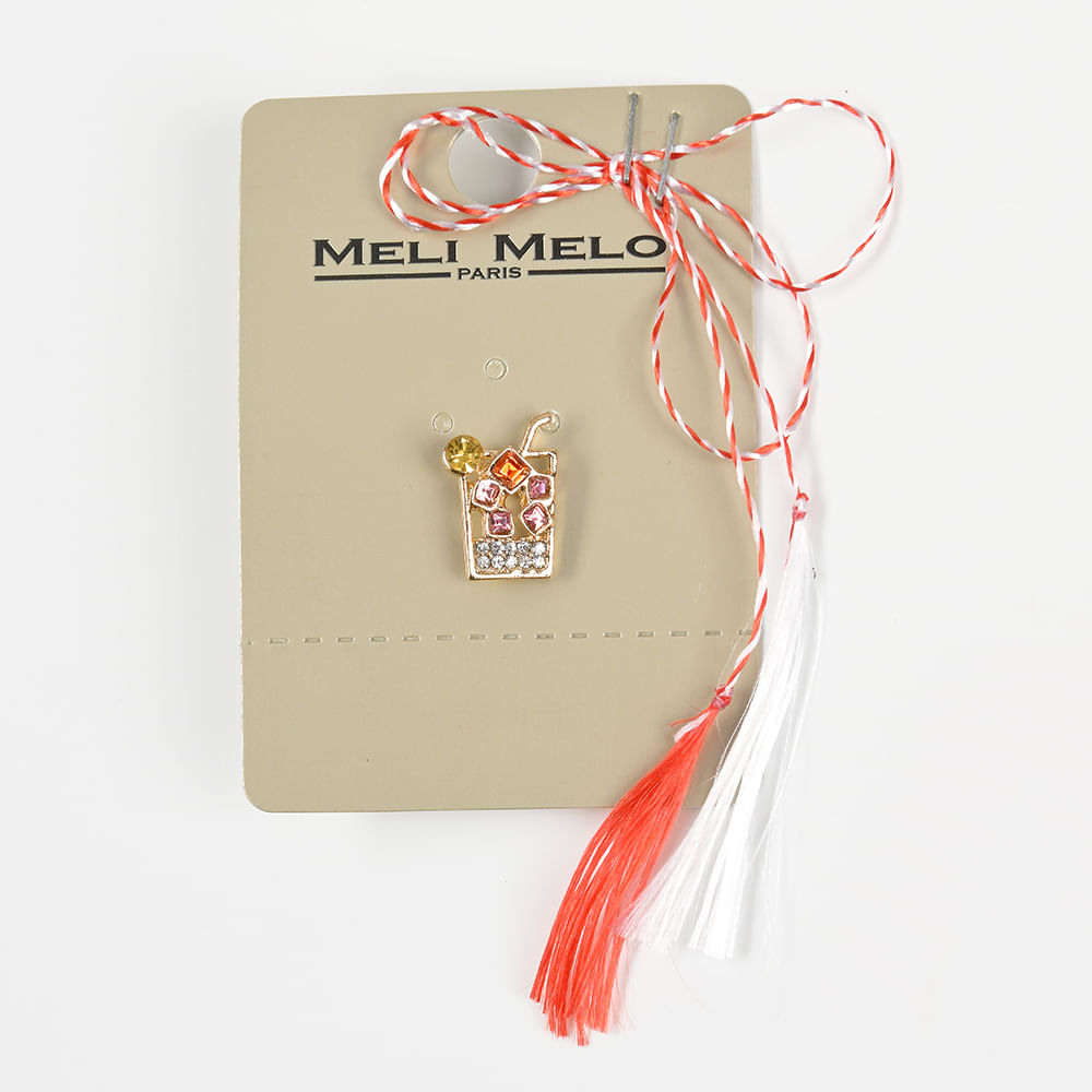 Brosa martisor pahar cu pietre multicolore - 1 | YEO