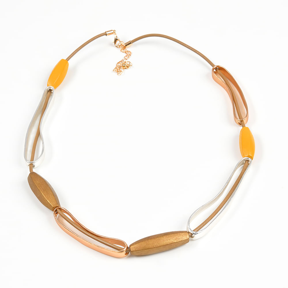 Colier multicolor cu forme multiple - 3 | YEO