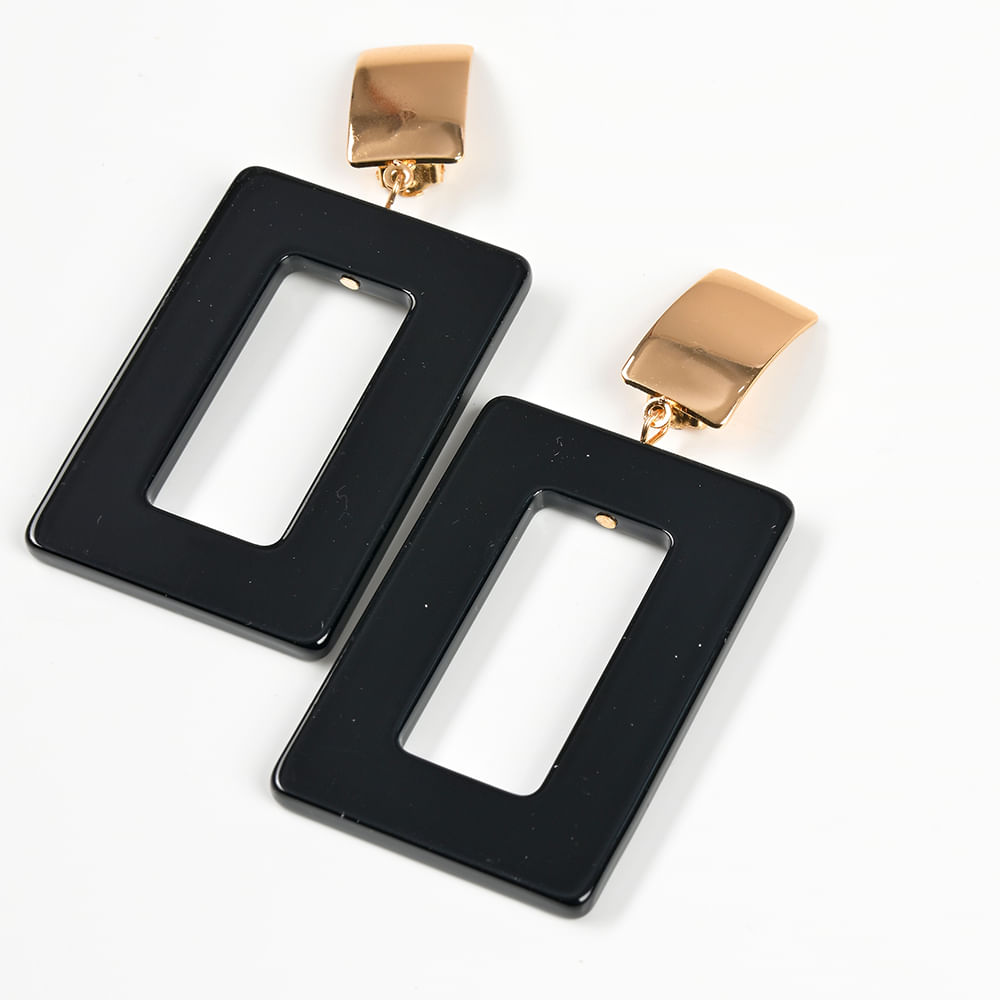 Cercei cu clips dreptunghiulari - 1 | YEO