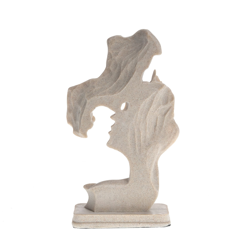 Statueta gri cuplu 26 cm - 3 | YEO