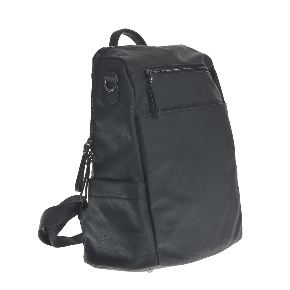 Rucsac negru incapator cu buzunare multiple - 1 | YEO