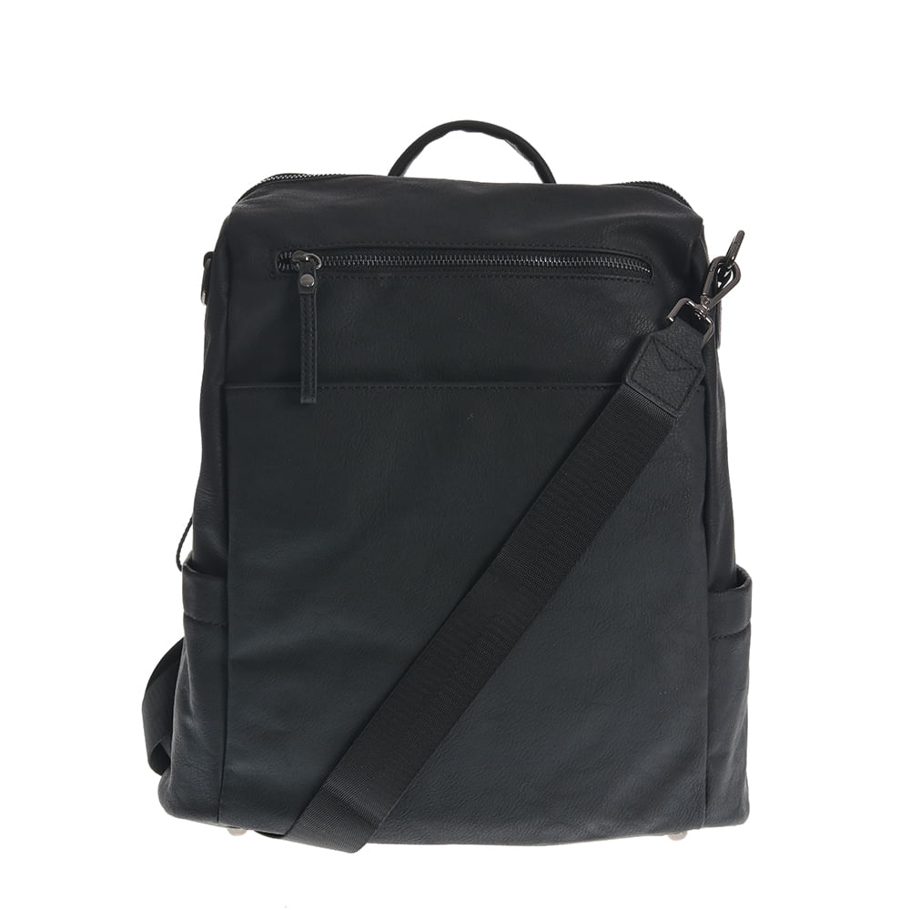 Rucsac negru incapator cu buzunare multiple - 4 | YEO