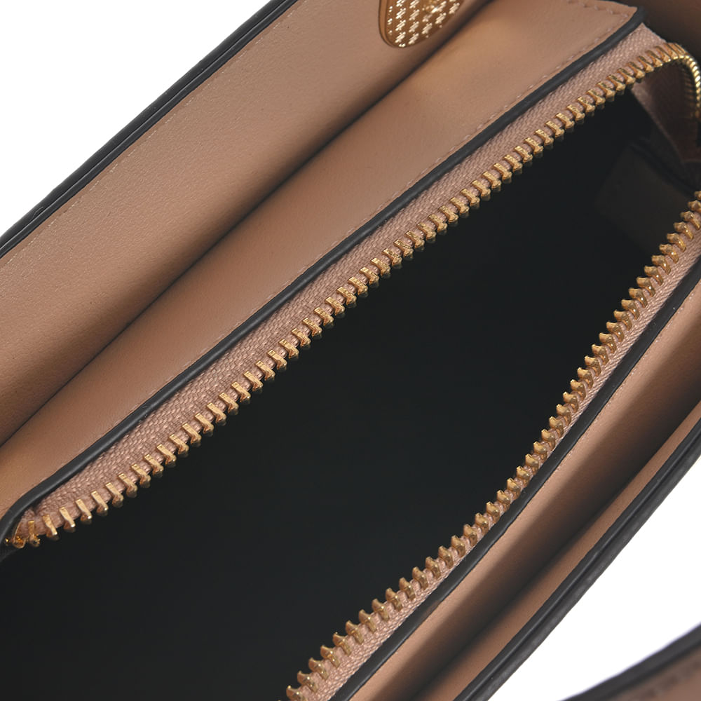 Geanta crossbody bej cu detalii aurii - 4 | YEO