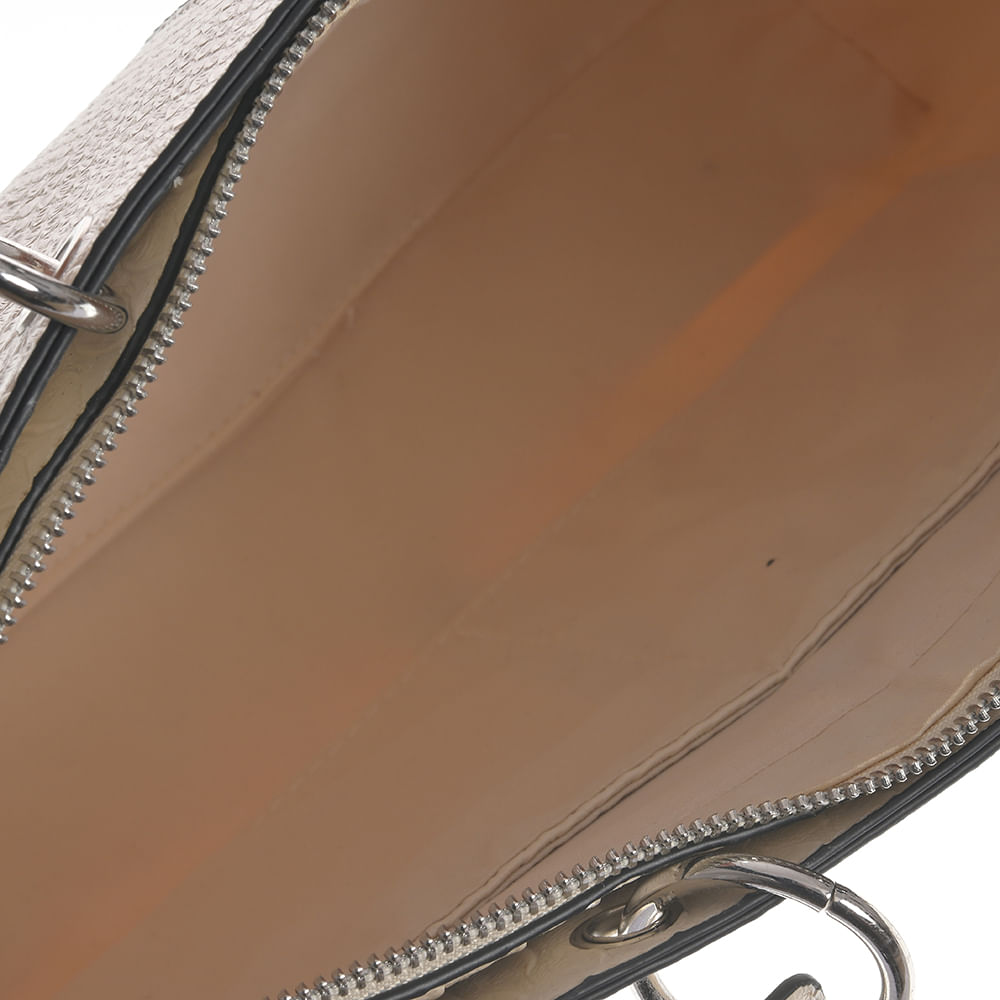 Geanta alba cu aspect piele de sarpe - 3 | YEO