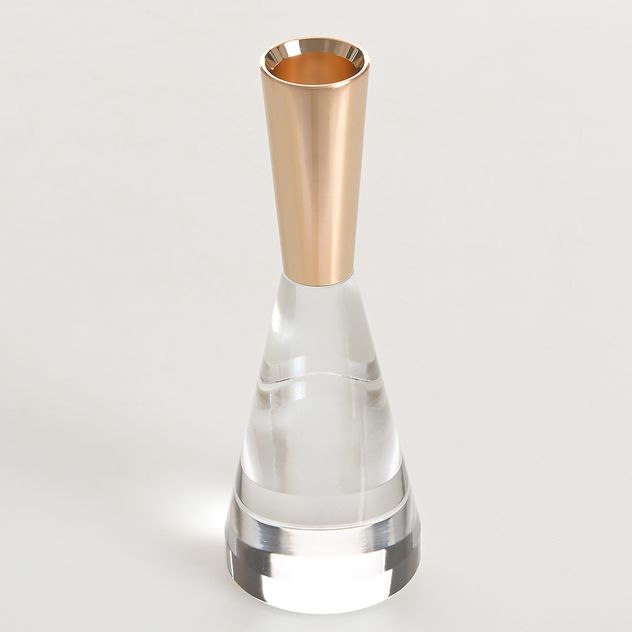 Sfesnic cu decor auriu 19 cm