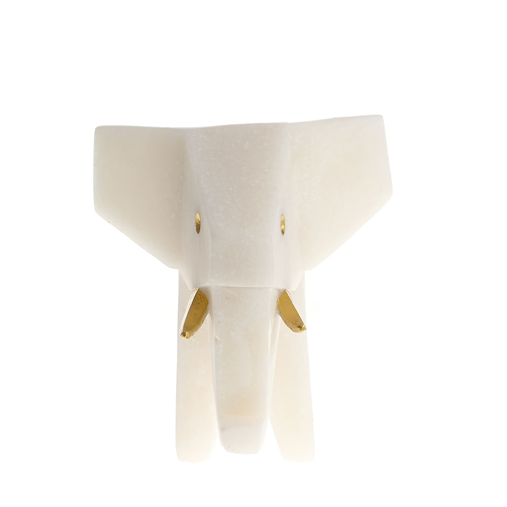 Statueta elefant bej 25 cm - 2 | YEO