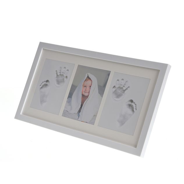 Rama amprente bebelus cu loc pentru fotografie