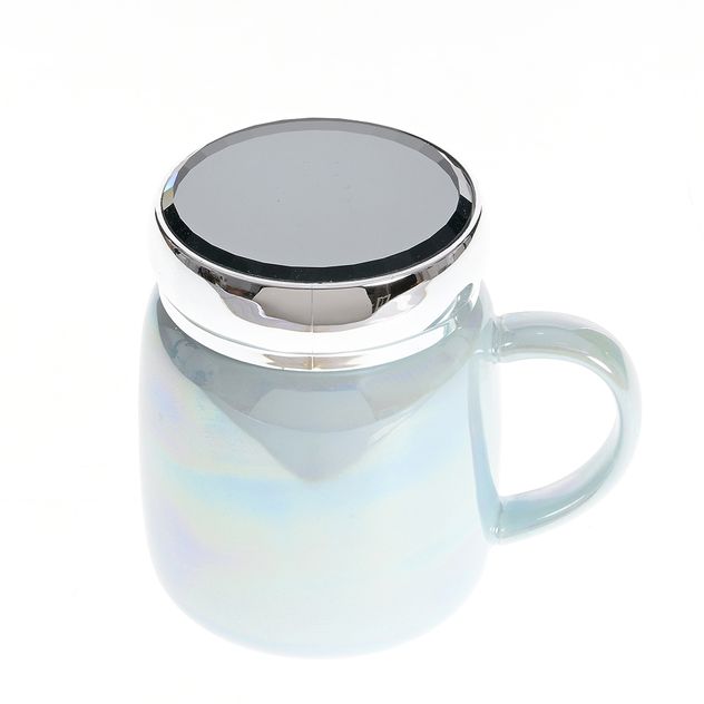 Cana bleu cu capac 400 ml