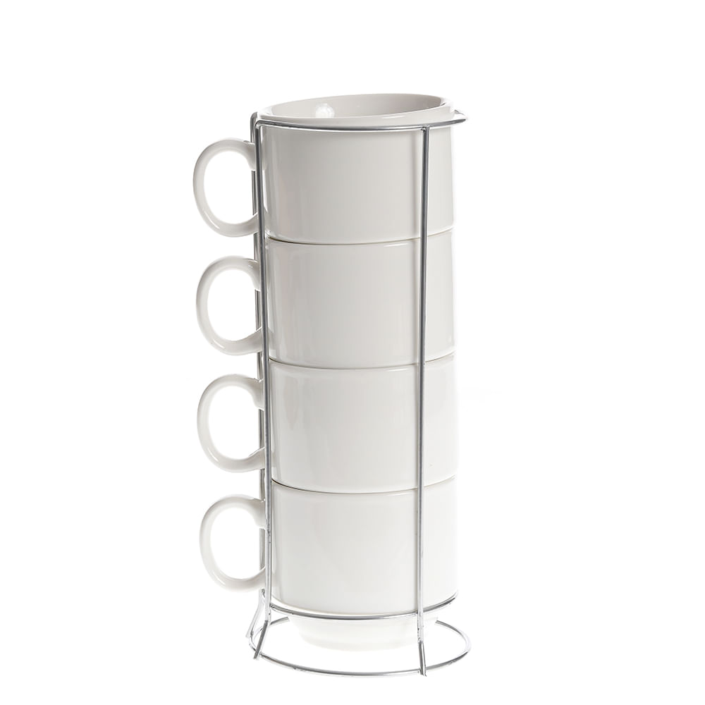 Set 4 cesti albe 170 ml cu mesaj - 4 | YEO