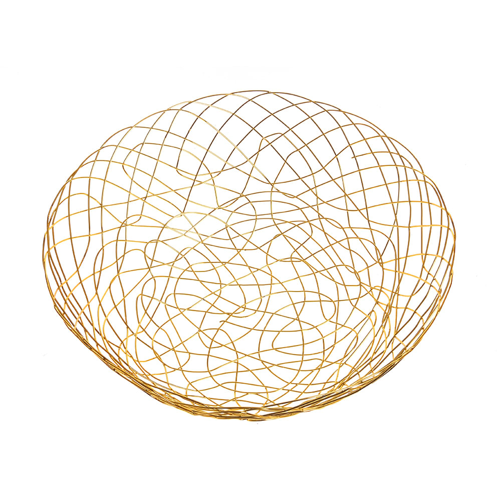 Fructiera metalica aurie 28 cm - 3 | YEO
