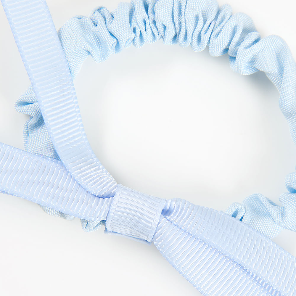 Elastic bleu de par cu funda - 1 | YEO