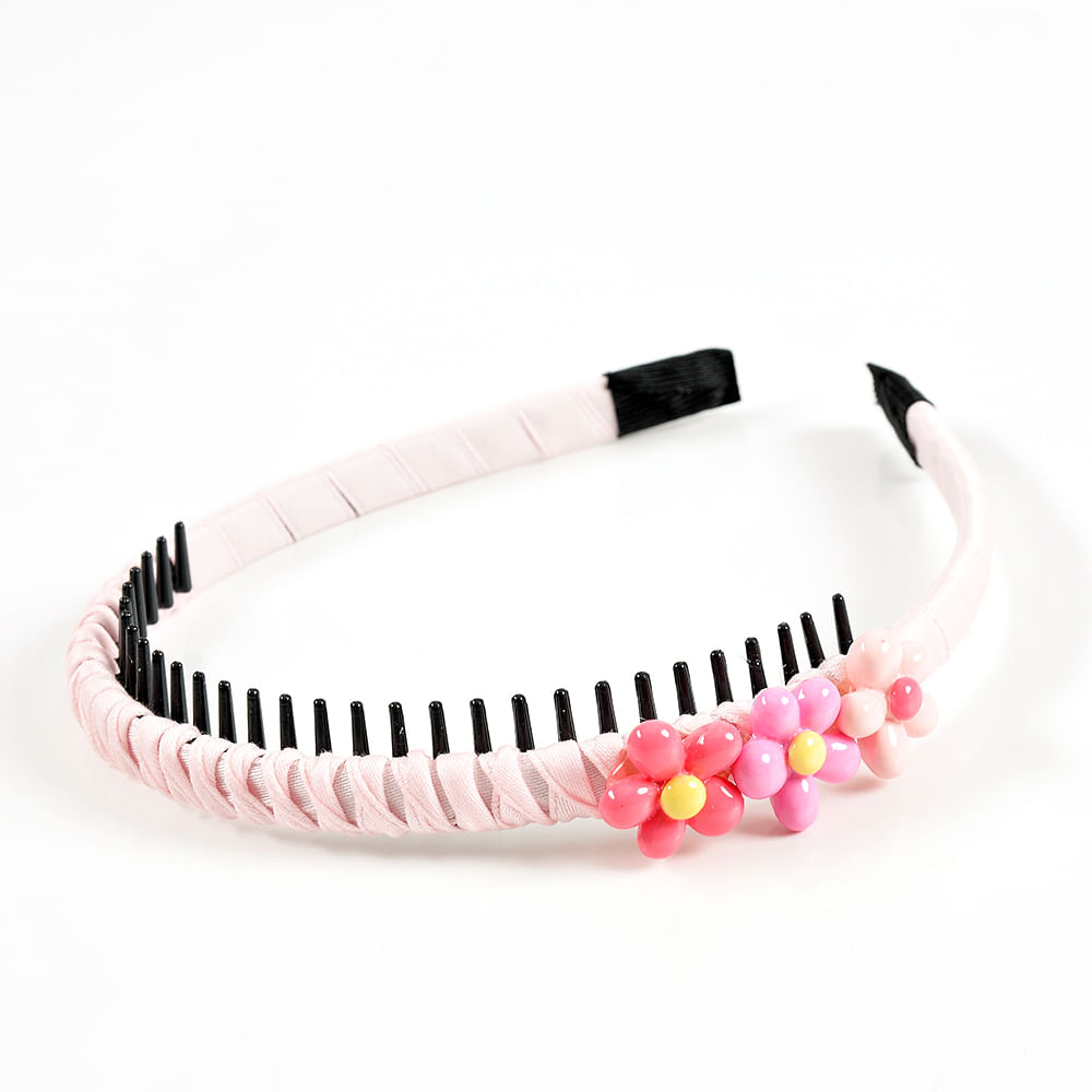 Bentita roz cu flori - 3 | YEO