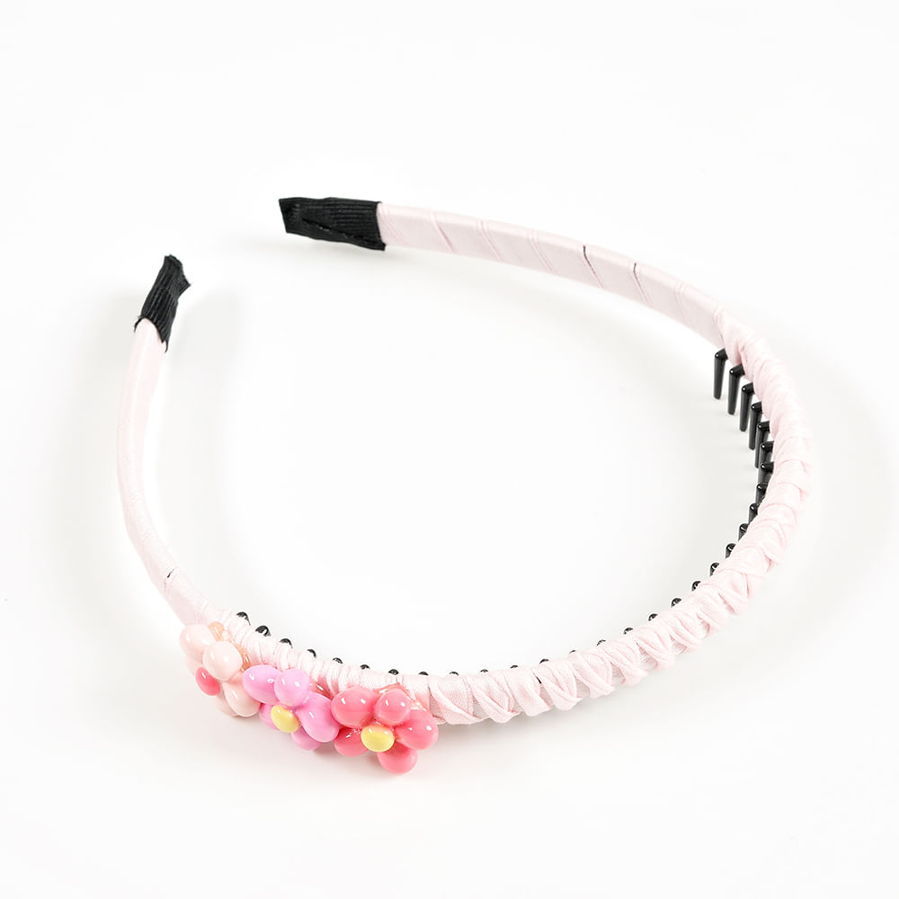 Bentita roz cu flori - 4 | YEO