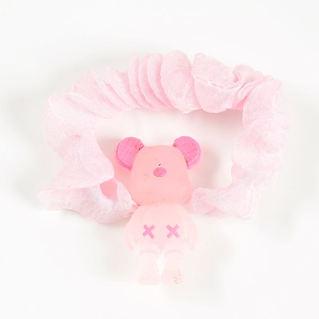 Elastic de par cu urs roz