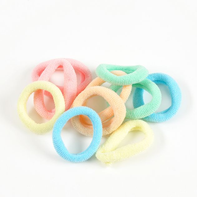 Set 10 elastice de par multicolore
