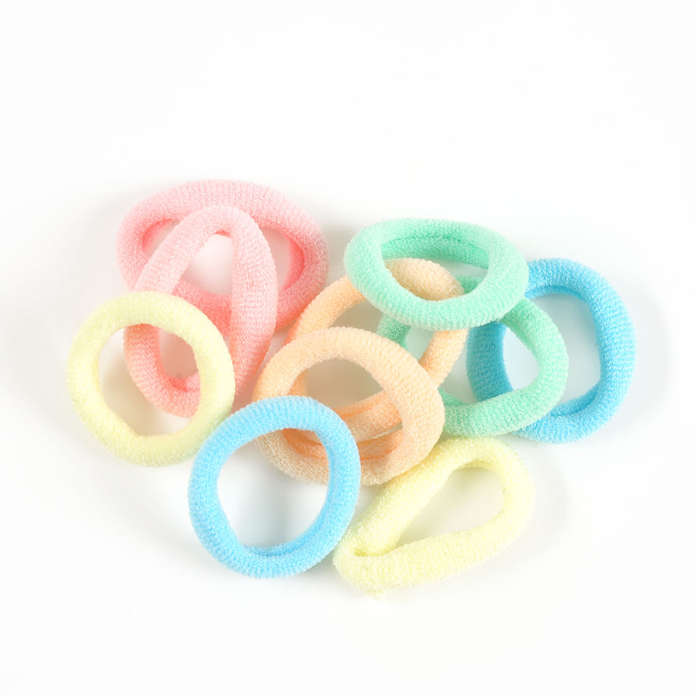 Set 10 elastice de par multicolore - 1 | YEO