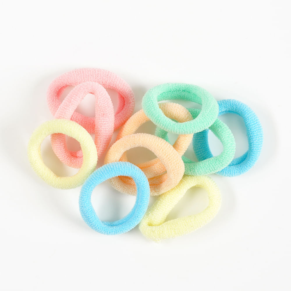 Set 10 elastice de par multicolore - 3 | YEO