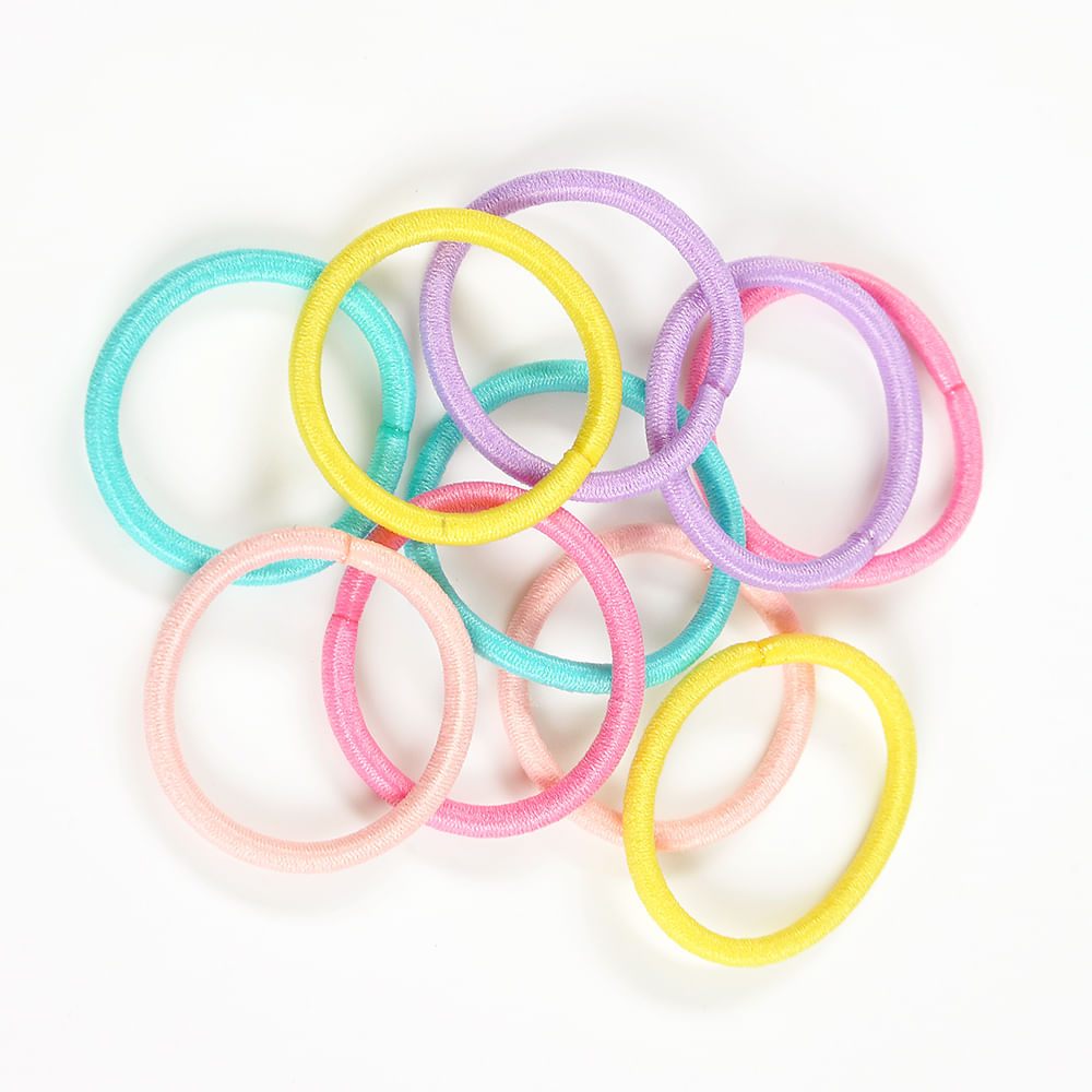 Set 10 elastice multicolore