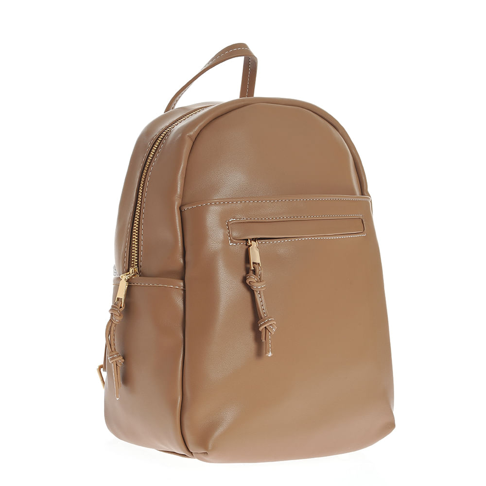 Rucsac maro din piele ecologica - 1 | YEO