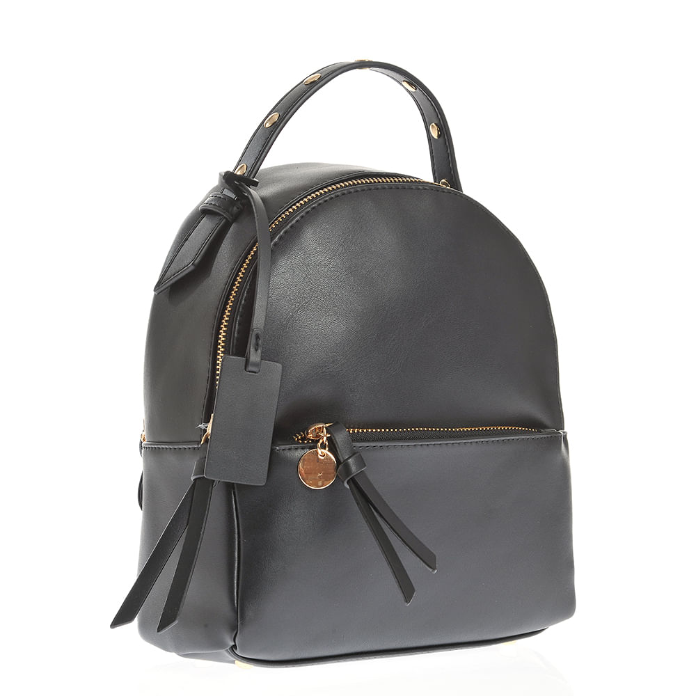 Rucsac casual negru cu bretele ajustabile - 1 | YEO
