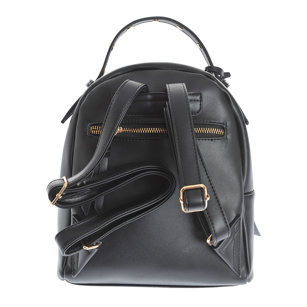 Rucsac casual negru cu bretele ajustabile - 2 | YEO