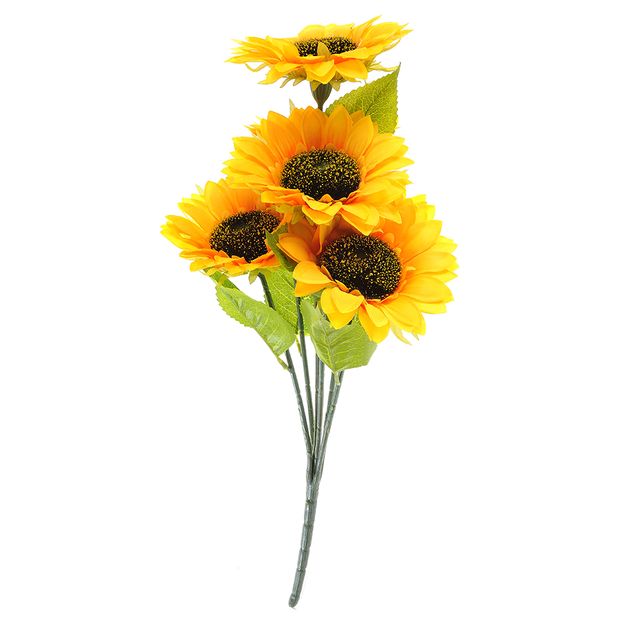Buchet artificial Floarea Soarelui 45 cm