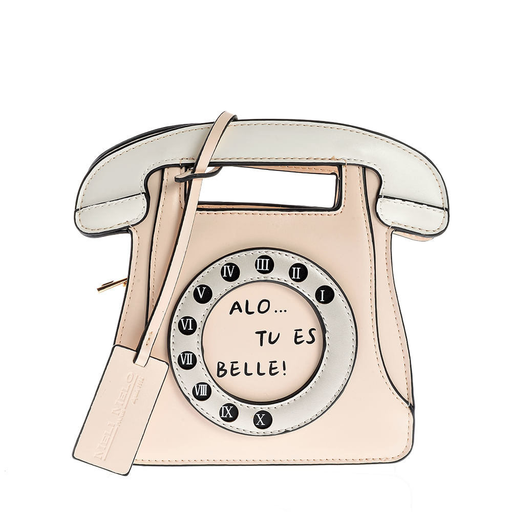 Geanta in forma de telefon Tu es Belle
