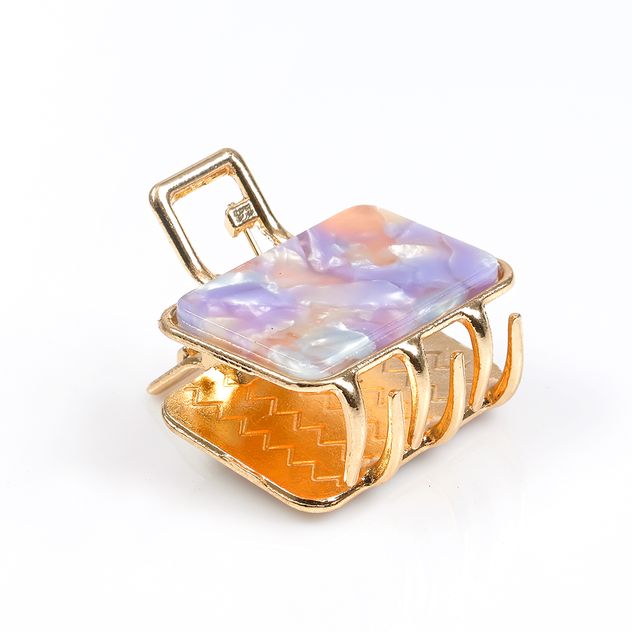 Cleste de par multicolor cu aspect marmorat