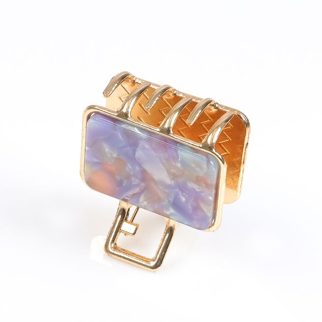 Cleste de par multicolor cu aspect marmorat