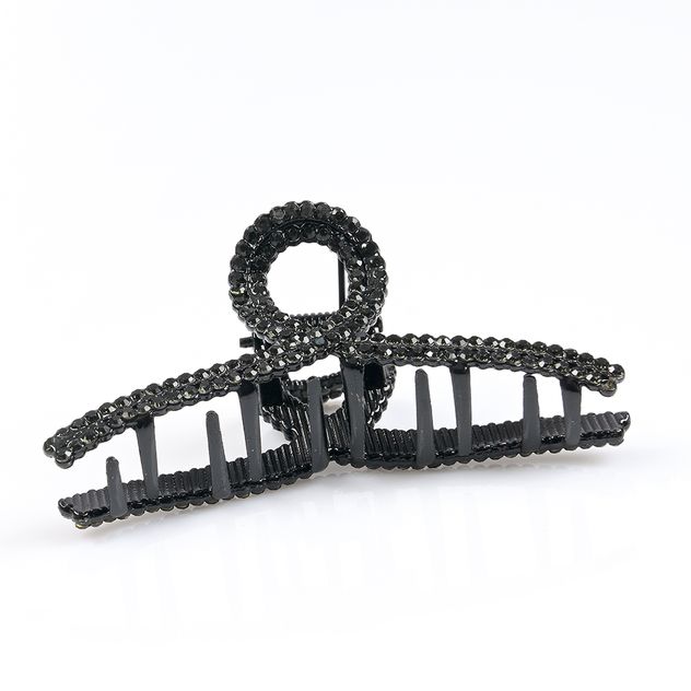 Cleste de par negru design fundita eleganta