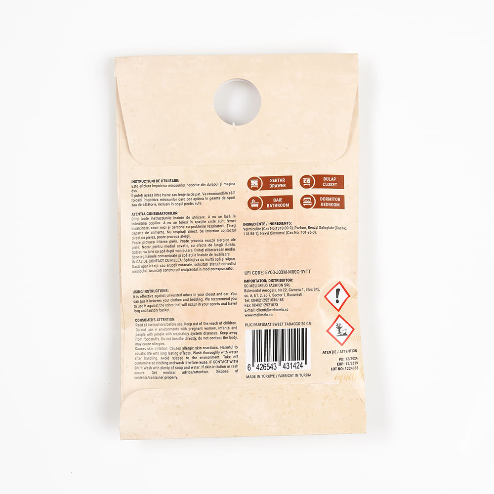 Plic parfumat Sweet Tabacco - 2 | YEO
