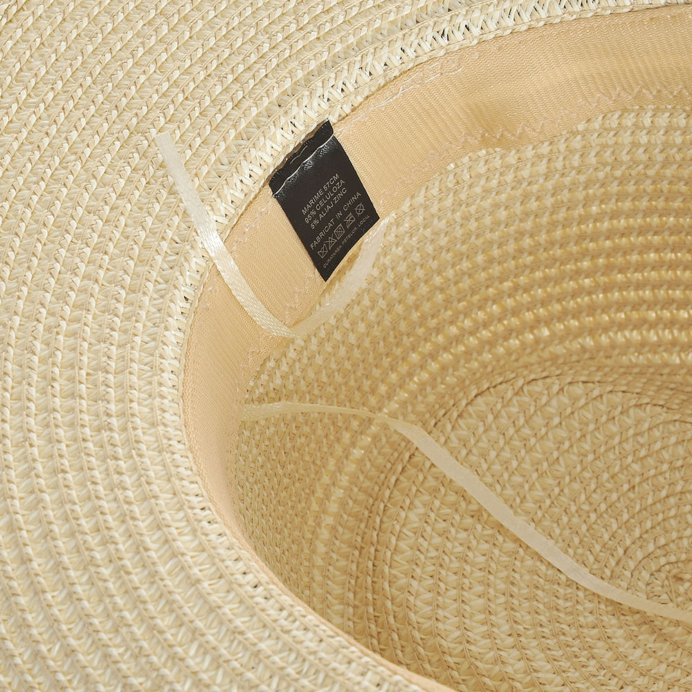 Palarie bej cu accesoriu tip curea - 3 | YEO