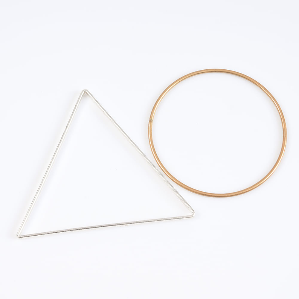 Set 2 bratari fixe forma geometrica - 1 | YEO