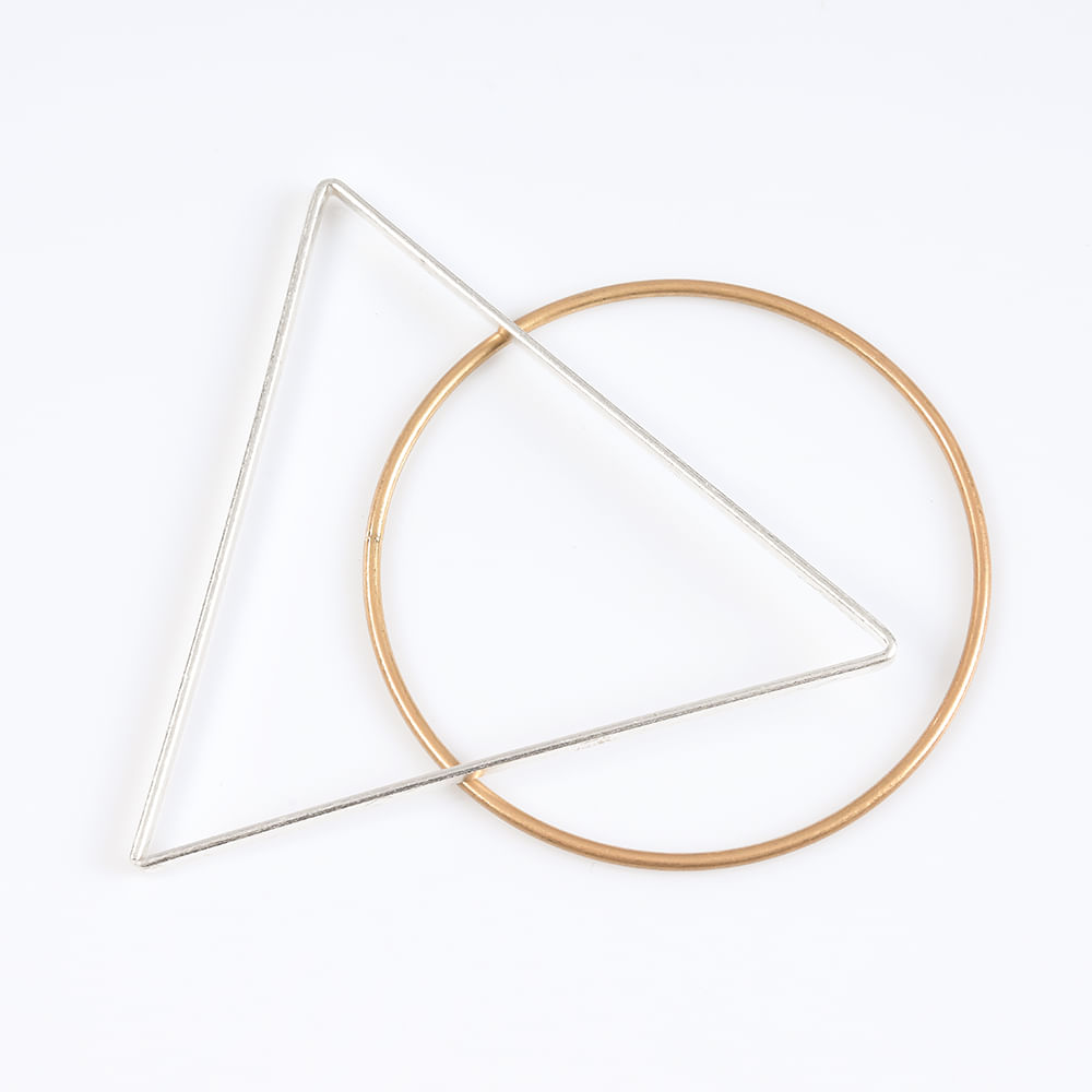 Set 2 bratari fixe forma geometrica - 2 | YEO