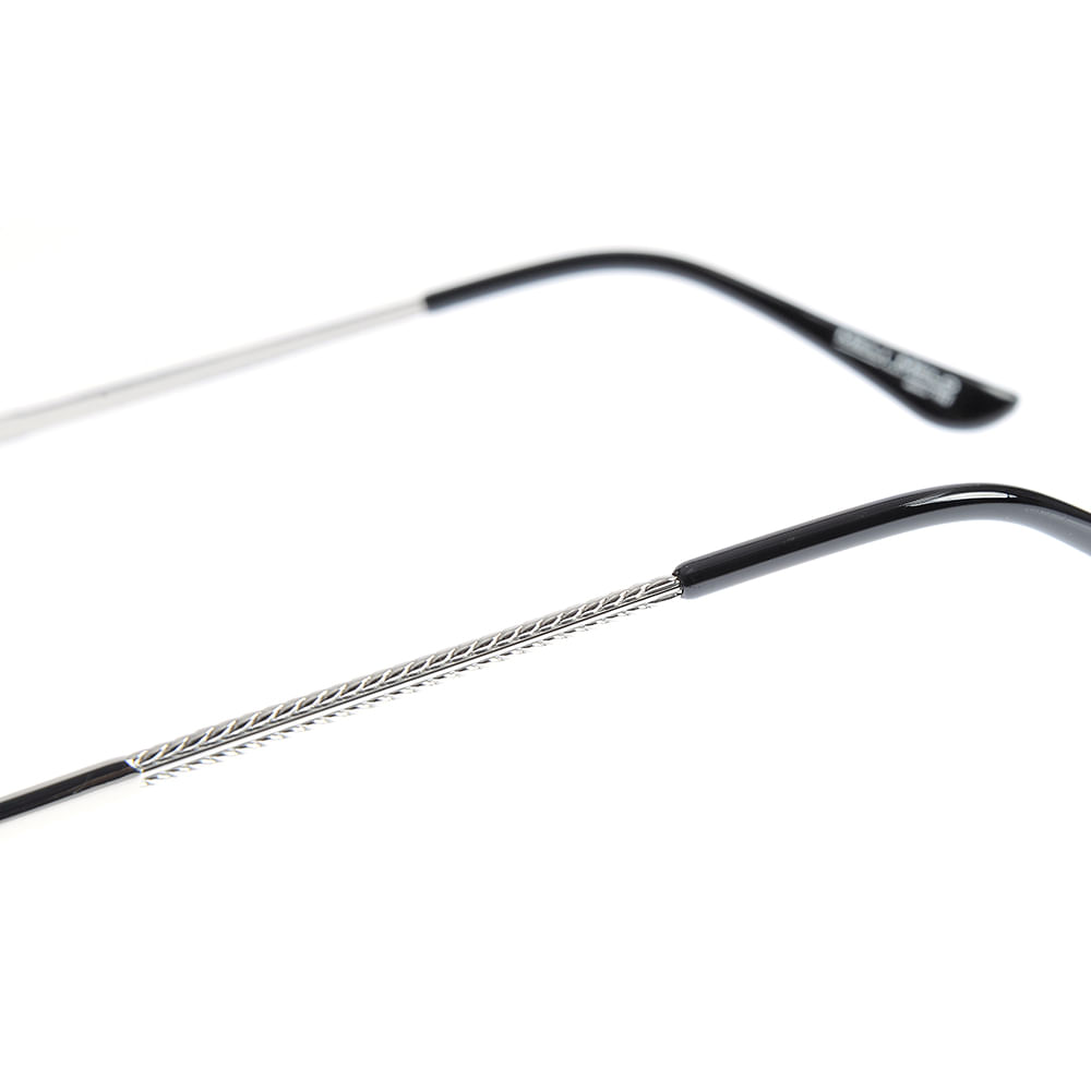 Ochelari de soare aviator polarizati cu rama metalica argintie - 2 | YEO