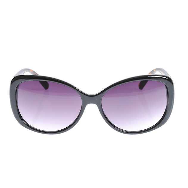 Ochelari de soare oversize cu brate tortoise si lentile degrade mov