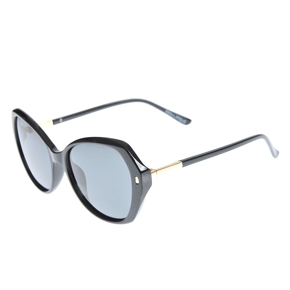 Ochelari de soare polarizati cu rama ovala si detalii metalice discrete - 1 | YEO