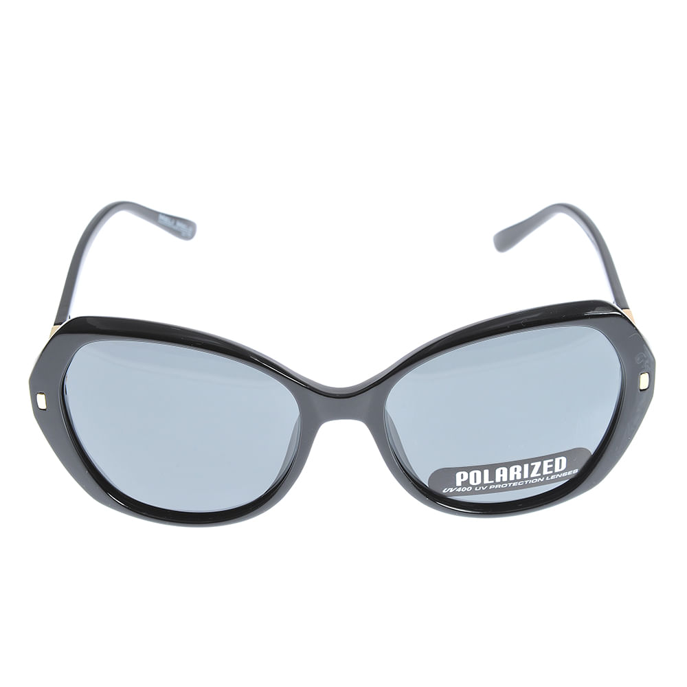 Ochelari de soare polarizati cu rama ovala si detalii metalice discrete - 3 | YEO