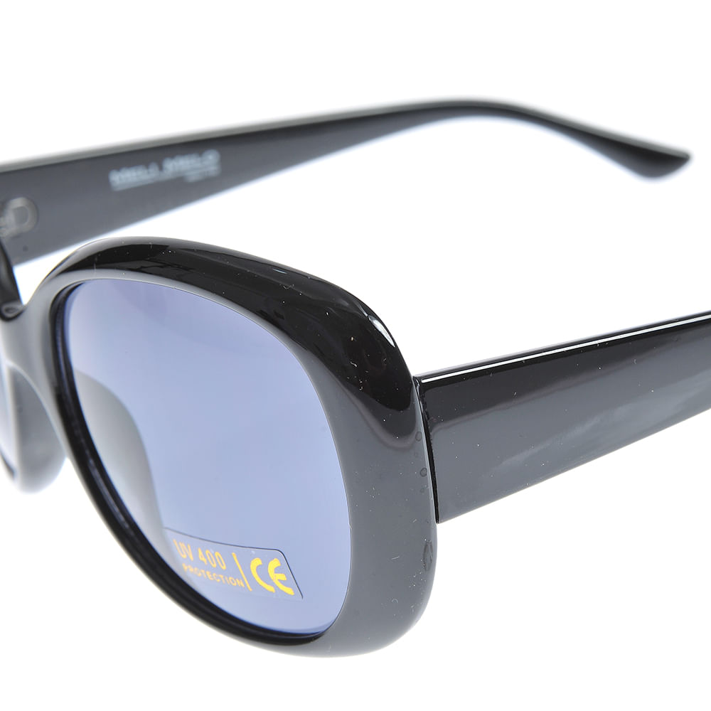 Ochelari de soare negri cu lentile albastre si protectie UV 400 - 2 | YEO
