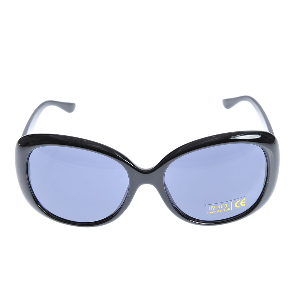 Ochelari de soare negri cu lentile albastre si protectie UV 400 - 3 | YEO