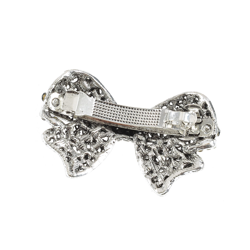 Clama metalica argintie cu pietre - 1 | YEO