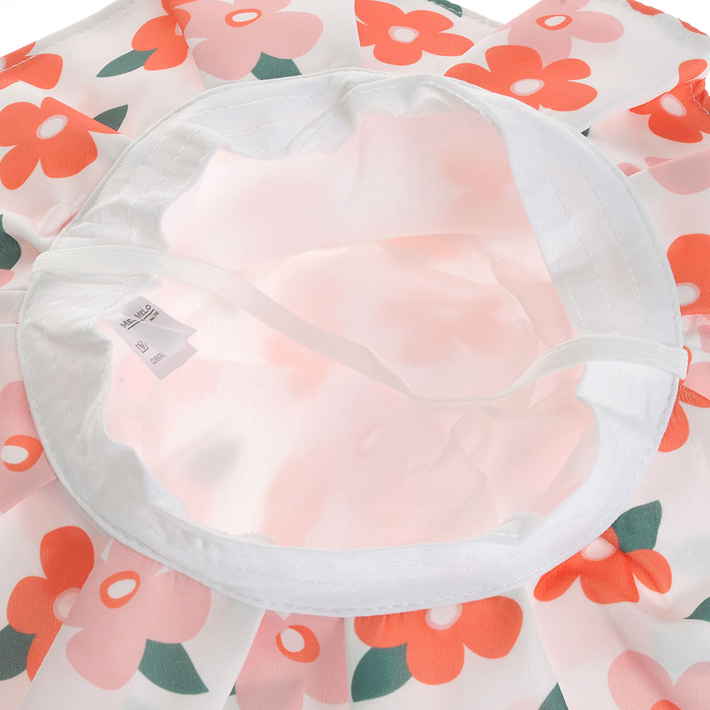Palarie din bumbac cu model floral - 2 | YEO