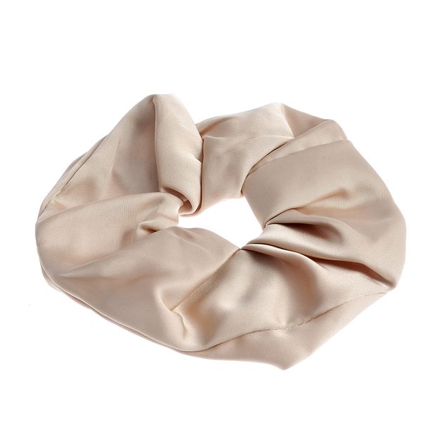 Elastic bej de par cu aspect satinat