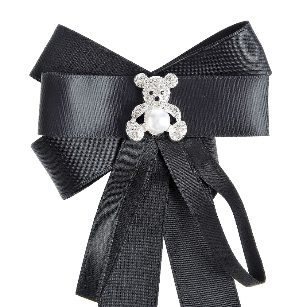 Brosa neagra cu ursulet - 1 | YEO