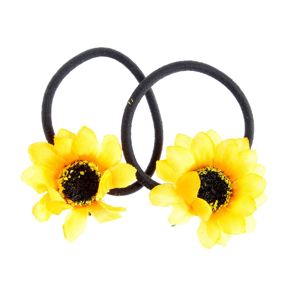 Set 2 elastice de par model floarea soarelui - 2 | YEO