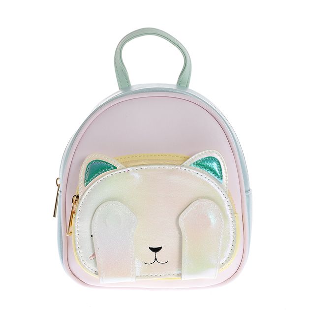Rucsac multicolor cu urechi de pisica