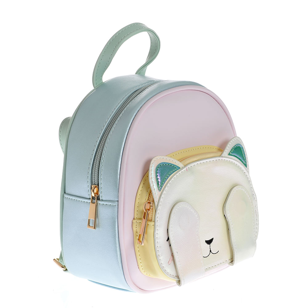 Rucsac multicolor cu urechi de pisica - 1 | YEO