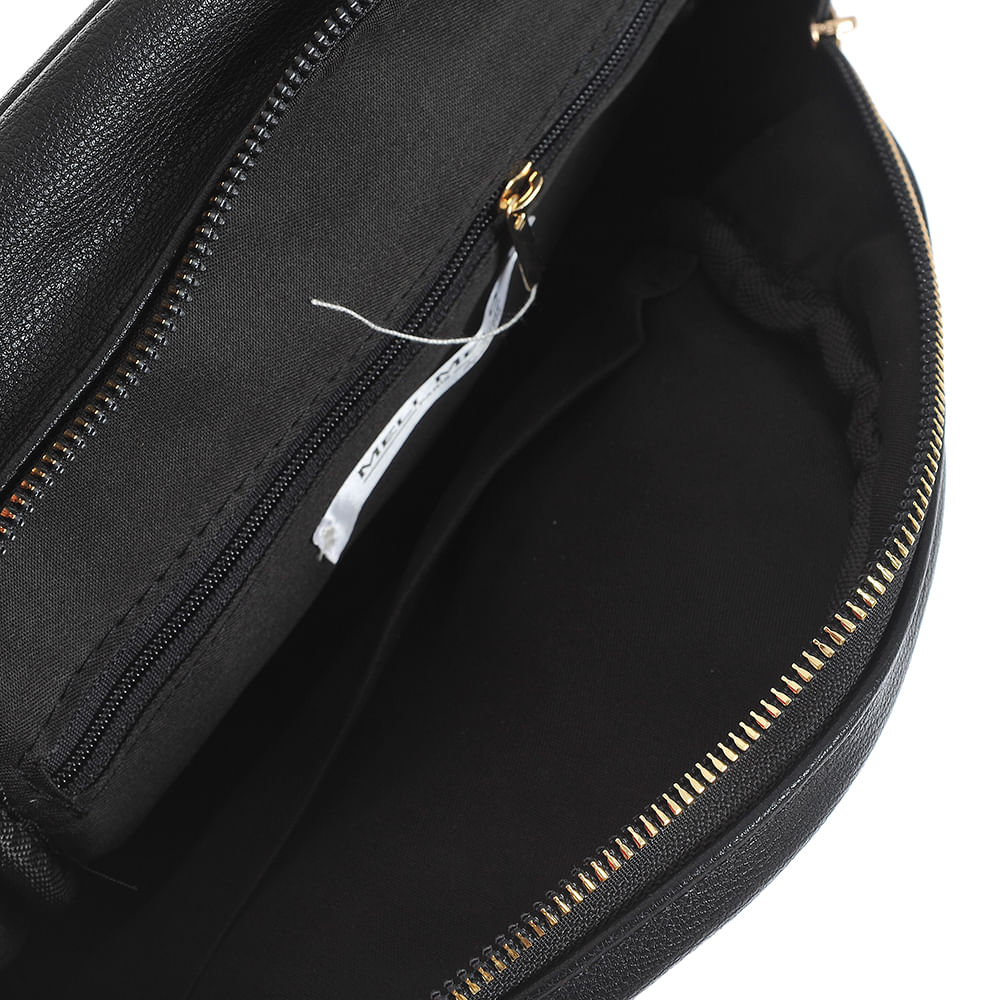 Rucsac negru cu buzunar frontal - 3 | YEO
