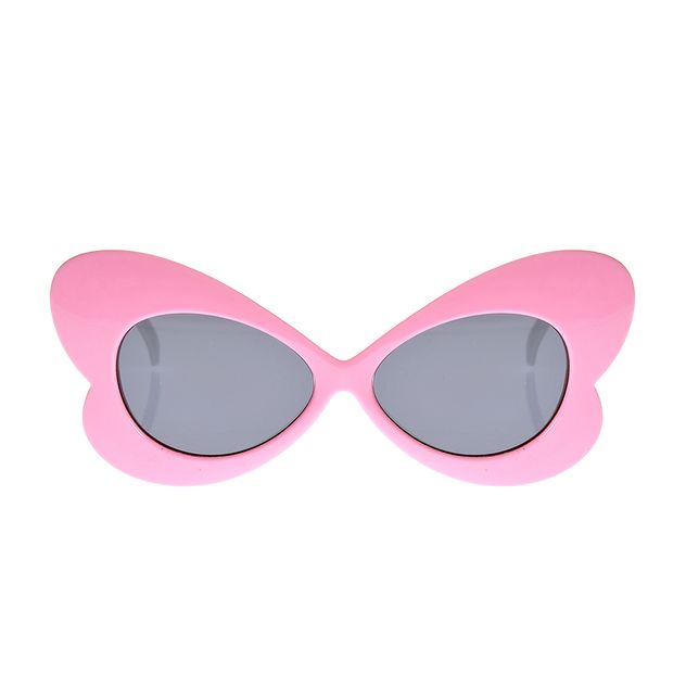 Ochelari de soare roz in forma de fluture