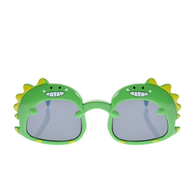 Ochelari de soare verzi cu design dinozaur haios